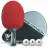Ракеткa для настольного тенниса Joola Rosskopf Carbon 54208, 3 мяча, Красный, Черный