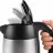 Ceainic electric BOSCH TWK3P42, 1.7 l, 2400 W, Inox, Negru