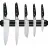 Нож Rondell RD-324, 20 см, 12.7 см, 9 см, Нержавеющая сталь, Пластик, Черный