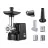 Masina de tocat carne ZELMER ZMM1530B, 1500 W, 1.8 kg, Negru