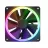 Ventilator NZXT PC CASE FAN F120 RGB, 120X120X26MM, 18 LEDS, 17-27.5DB, 14-50CFM, 500-1800RPM, FDB, 4 PIN, WHITE., 2.4 W, 120 mm, Alb