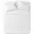 Lenjerie de pat Askona Home White Snow, 2 persoane Euro, Bumbac (Satin), 300TC, Alb