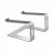 Cooling pad GEMBIRD NOTEBOOK RISER NBS-D1-01, UP TO 15.6'', ALUMINUM, SILICONE PAD, UP TO 5KG, SILVER. PN: NBS-D1-01