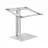 Cooling pad GEMBIRD NOTEBOOK RISER NBS-D1-02, UP TO 15.6'', ALUMINUM, SILICONE PAD, UP TO 5KG, HEIGHT ADJUSTMENT RANGE: 225 ~ 380 MM, SILVER.