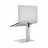 Cooling pad GEMBIRD NOTEBOOK RISER NBS-D1-02, UP TO 15.6'', ALUMINUM, SILICONE PAD, UP TO 5KG, HEIGHT ADJUSTMENT RANGE: 225 ~ 380 MM, SILVER.