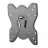 Настенное крепление GEMBIRD "WM-42T-03" Black 23"-42", max.25kg, VESA:up200x200, Wall dist: 50mm, +3° -12°