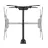Suport perete GEMBIRD "WM-55ST-01" Black 32"-55" 32kg VESA:up 400x400, Wall dist:55-499mm ±90°,-5/+8°