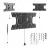 Настенное крепление GEMBIRD "WM-65F-03" Black 32"-65", 30кг, VESA:up 400x200, Wall distance: 24мм