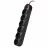 Сетевой фильтр SVEN SF-06E, Black, 6 Sockets, 3.0m, flame-retardant material