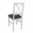 Scaun MP Nilo 10 bialy 24B, Alb, Negru