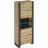 Dulap MP Combo CO8, Gri grafit, Stejar Evoke, 79.6x200x42.1