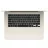 Ноутбук APPLE 15.3" MACBOOK AIR MXD33RU/A STARLIGHT, (M3 16Gb 512Gb), 2880x1864 Retina, Apple M3 8-core CPU 10-core GPU, macOS Sonoma, RU