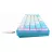 Gaming keyboard Havit KB877L, Mechanical, Red SW, Fn Keys, All keys roll-over, 61 Keys, 50M, RGB, Detachable cable, 1.5m, USB, EN, Blue/White.