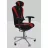 Офисное кресло Kulik System Victory Черный, Красный, Экокожа, Дизайнерский шов QUATRO