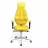 Офисное кресло Kulik System Galaxy Желтый, Ткань Азур, Дизайнерский шов ZETA