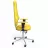 Офисное кресло Kulik System Galaxy Желтый, Ткань Азур, Дизайнерский шов ZETA