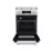 Aragaz combinat GORENJE GK5A41WF, 62 l, 50 cm, Alb, Negru