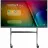 Крепление VIEWSONIC VB-STND-009, 1155x(1570~1762)x704 mm, Gray, Mobile Slim Trolley Cart Stand for ViewSonic 55" to 105" ViewBoard Interactive Displays and Presentation Displays, Wall mount bracket: 150kg Max