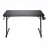 Masa gaming TRUST RGB DESK GXT 709 LUMINUS, FSC lemn certificat, Carbon, 120x60 cm, certified wood with anti-scratch top layer with carbon look, edge-integrated RGB LED lighting, on-desk touch controls, height-adjustable feet, cup holder, headset holder, height 74cm, black