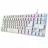 Gaming keyboard TRUST GXT833W THADO TKL, Compact metal gaming membrane keyboard with multicolour LED illumination, 87 keys, US, 1.5m, USB, White