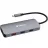 Docking station VERBATIM 9-IN-1 USB-C PRO MULTIPORT HUB CMH-09, 2x USB 3.2-A (Gen 1), 1x UB3.2-A (Gen 2), 2x USB 3.2-C (Gen 2), HDMI 4K, RJ45 Gigabit, SD, microSD, USB 3.1-C cable 15cm, 88g