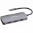 Docking station VERBATIM 9-in-1 USB-C Pro Multiport Hub CMH-09, 2x USB 3.2-A (Gen 1), 1x UB3.2-A (Gen 2), 2x USB 3.2-C (Gen 2), HDMI 4K, RJ45 Gigabit, SD, microSD, USB 3.1-C cable 15cm, 88g