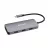 Docking station VERBATIM 9-IN-1 USB-C PRO MULTIPORT HUB CMH-09, 2x USB 3.2-A (Gen 1), 1x UB3.2-A (Gen 2), 2x USB 3.2-C (Gen 2), HDMI 4K, RJ45 Gigabit, SD, microSD, USB 3.1-C cable 15cm, 88g