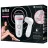 Epilator BRAUN Silk-epil SES 9/880, 40 pensete, 2 trepte de viteza, 4 duze, Alb, Auriu