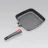 Tigaie-grill Maestro Mr-4826, 26x26 cm, Aluminiu, Granite antiaderenta, Gri