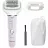 Epilator PANASONIC ES-EY30-V520, 60 pensete, 3 trepte de viteza, 2 duze, Alb, Mov