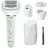 Epilator PANASONIC ES-EY70-G520, 60 pensete, 3 trepte de viteza, 4 duze, Alb, Verde