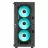 Carcasa fara PSU DEEPCOOL ATX CC560 V2, w/o PSU, 4x120mm LED fans, USB3.0, USB2.0, Mesh Front, Tempered Glass, 2x2.5, 2x3.5, Black.