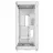 Carcasa fara PSU DEEPCOOL EATX CH780, w/o PSU, 1x420mm ARGB fan, 4xUSB3.0, 1xUSB-C, Vertical GPU mount, Dual chamber, Modular, Display, DF, TG, Glass panel, White.