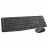Комплект (клавиатура+мышь) LOGITECH MK235, Low-profile, Spill-resistant, FN key, 5M, 1000dpi 3 buttons, 2xAAA/1xAA, 2.4Ghz, EN/RU, Grey.