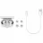 Беспроводные наушники PHILIPS TAT1108WT/00, White, TWS