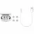 Беспроводные наушники PHILIPS TAT1108WT/00, White, TWS