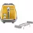 Prajitor de pâine Delonghi CTOC 2103 Y, 900 W, Galben