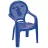 Scaun de gradina MP Scaun plastic CT 030B albastru