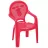 Scaun de gradina MP Scaun plastic CT 030B rosu