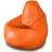 Bean Bag AG Pară XXL MAX, Ecopiele, Oranj