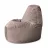 Bean Bag AG Lux din velur, culoare fumurie