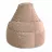 Bean Bag AG Lux din velur, Cafea