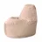 Bean Bag AG Lux din velur, Cafea cu lapte