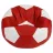 Bean Bag AG Ares L, Rosu/Alb