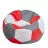 Bean Bag AG Ares XL, Gri/Rosu/Alb