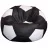 Bean Bag AG Ares XL, Negru/Alb