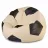Bean Bag AG Ares XXL, Bej/Cafeniu