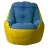 Bean Bag AG BigBoss BM5857, Galben/Albastru