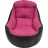 Bean Bag AG BigBoss Negru/Roz