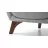 Fotoliu Dogtas HILDA GK2267, WALNUT/VELVET LIGHT GREY